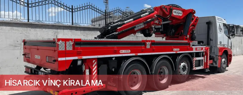 Hisarcık İlçemi Vinç Kiralama